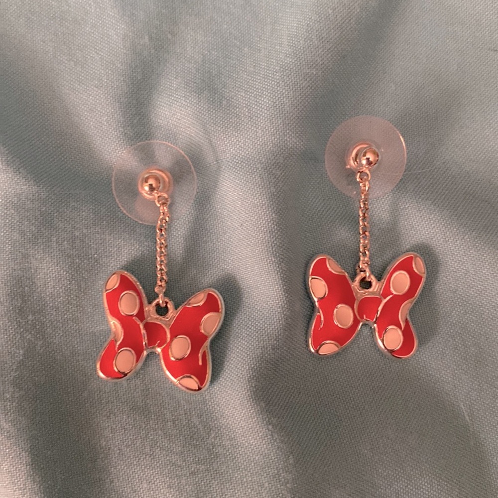 Minnie Mouse Bow earrings